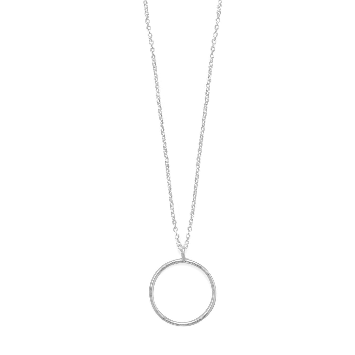 16.5" Small Circle Necklace