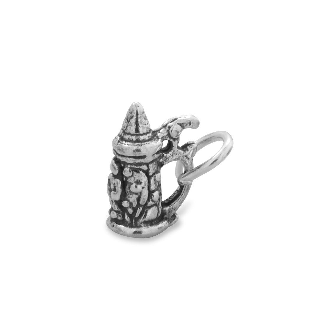 Oxidized Beer Stein Charm