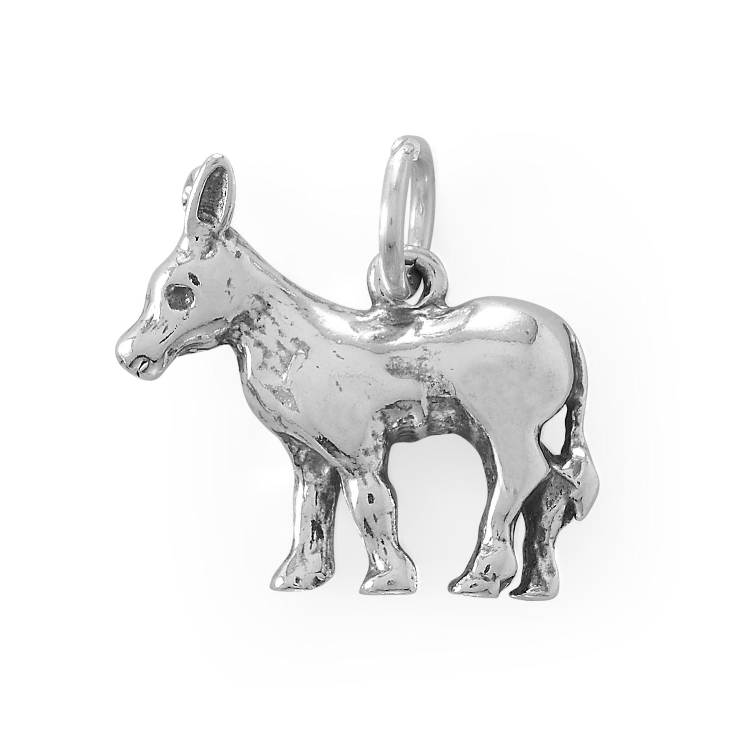 Oxidized Donkey Charm