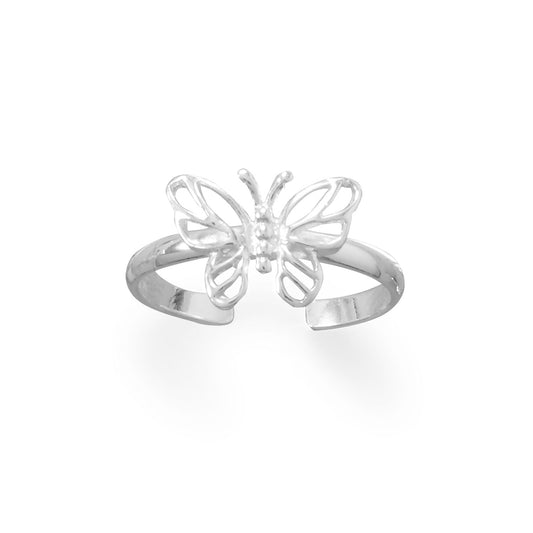 Pretty Butterfly Toe Ring